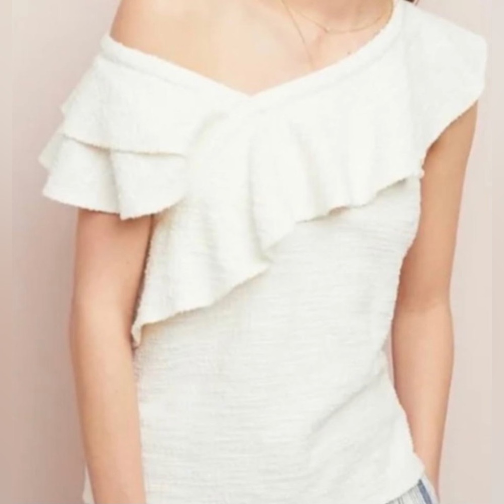 Dolan By Anthropologie Ruffled sleeveless top